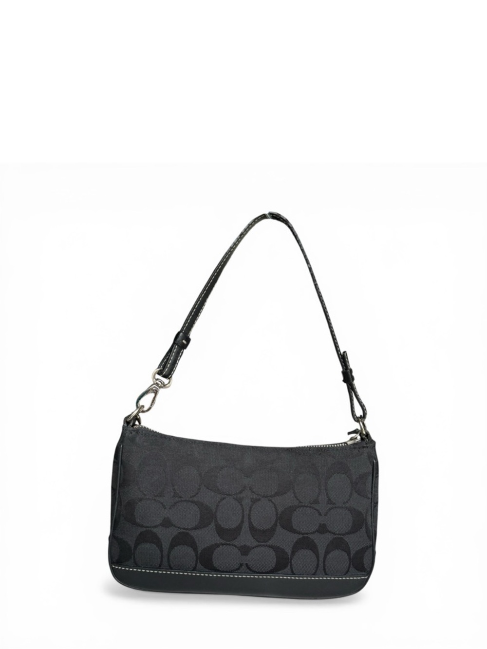 Coach Demi Signature Shoulder Mini Bag Black Y2K - Picture 5 of 13